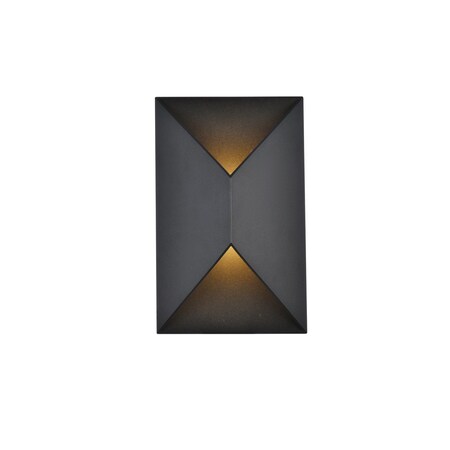 Living District Raine Integrated Led Wall Sconce In Black LDOD4022BK